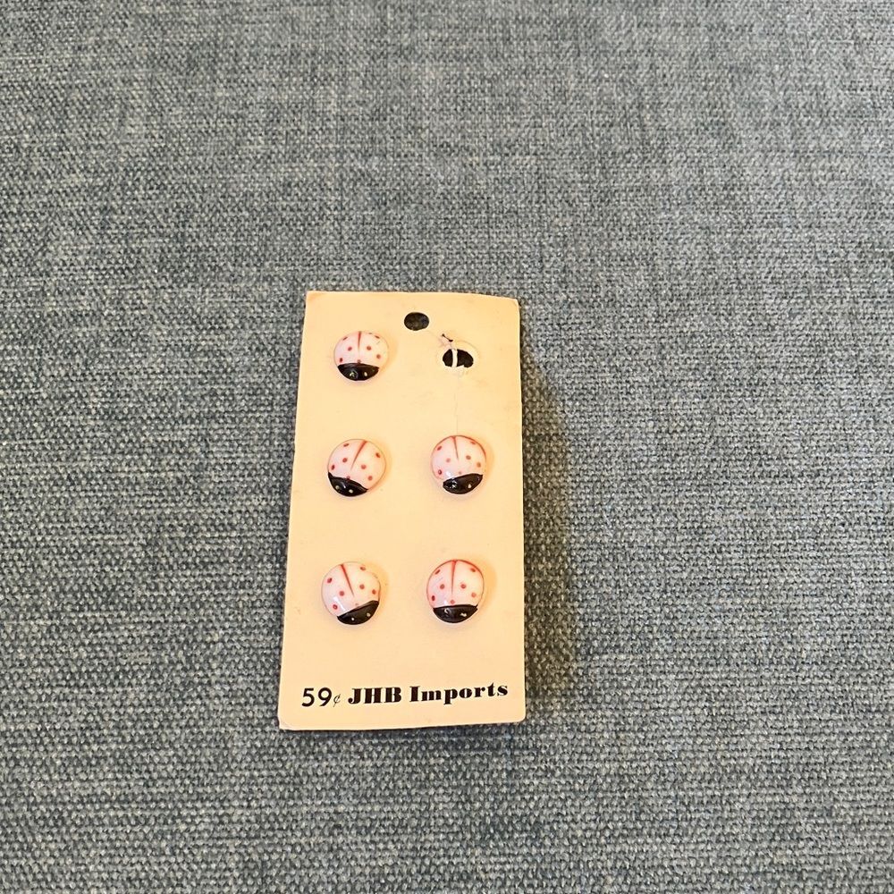 JHB Imports Ladybug Buttons